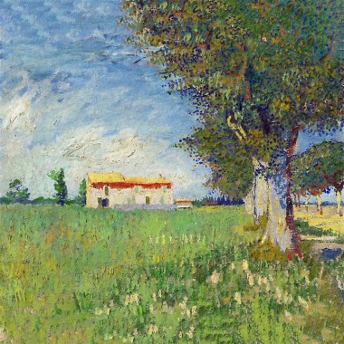 Boerderij in een Korenveld - Van Gogh